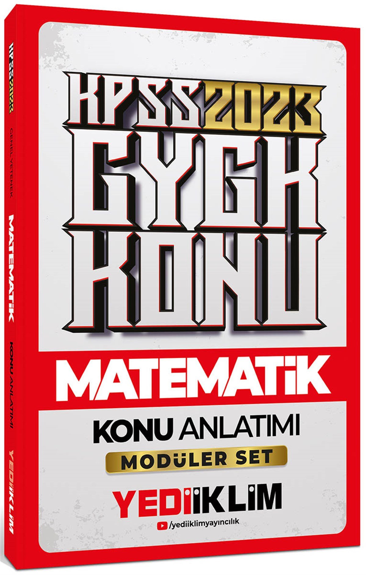 Yediiklim Yayınları 2023 KPSS Genel Yetenek Matematik Konu Anlatımı Modüler Set İçerisindeki