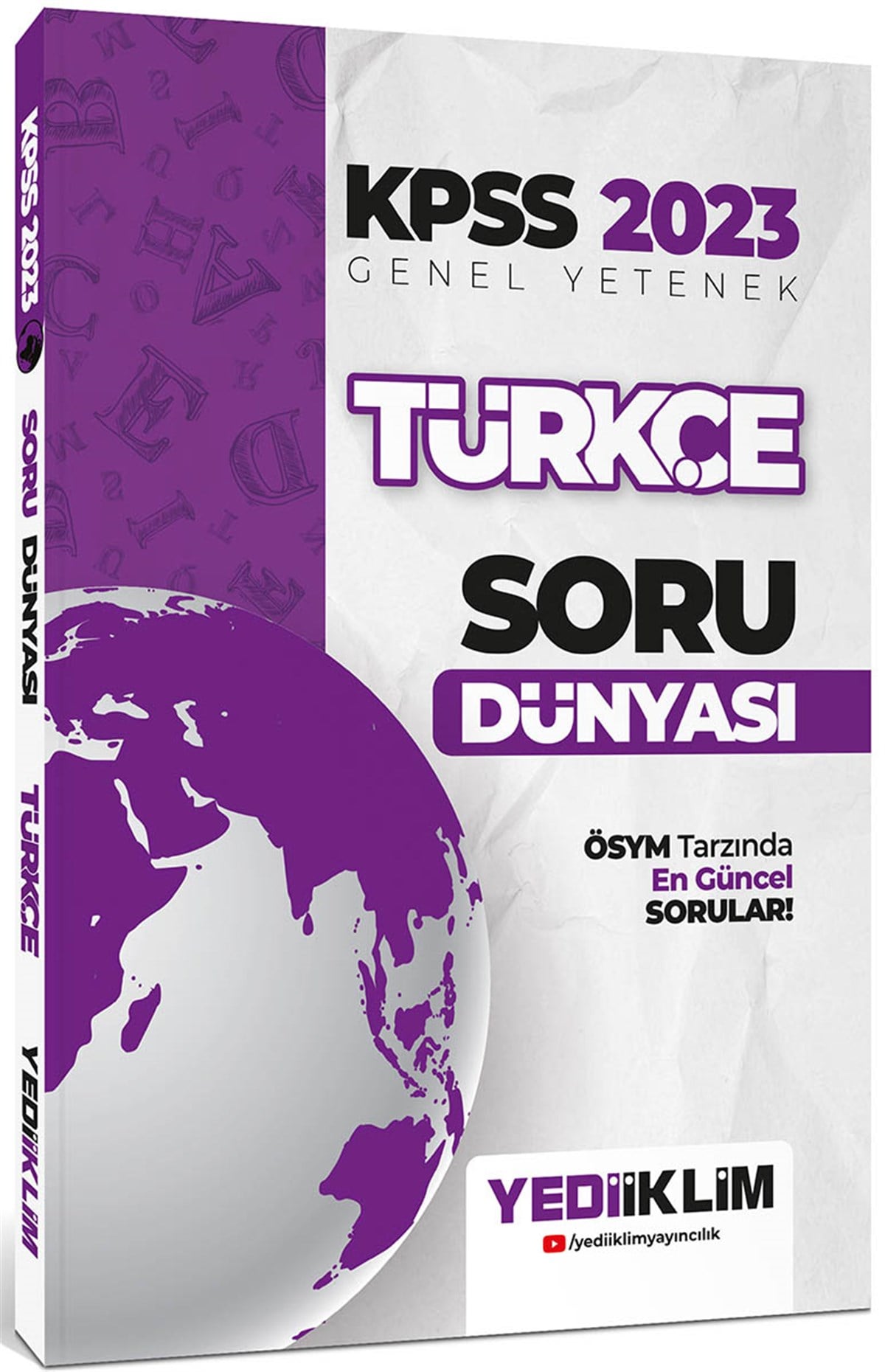 Yediiklim Yayınları 2023 KPSS Genel Yetenek Türkçe Soru Dünyası 