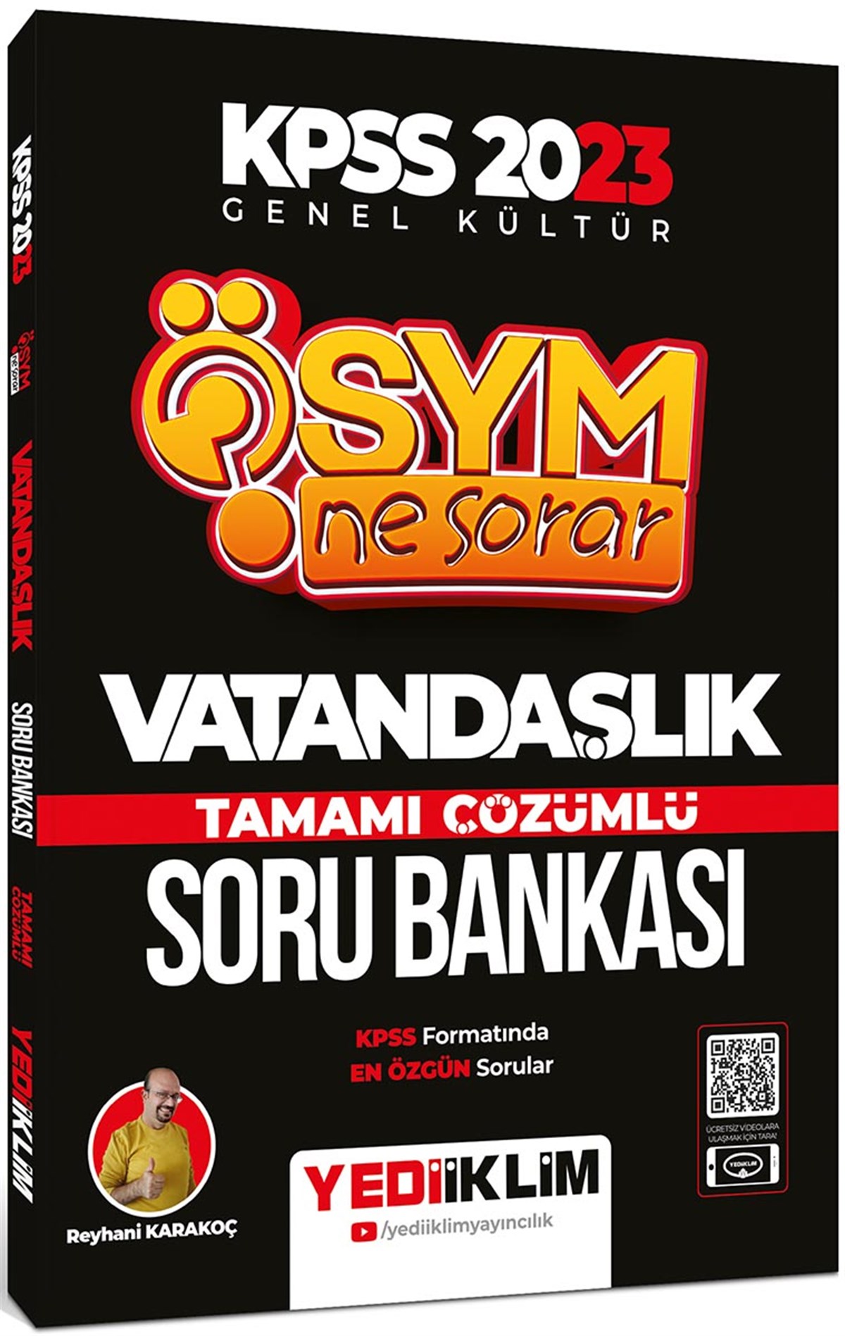 Yediiklim Yayınları 2023 KPSS Ösym Ne Sorar Vatandaşlık Tamamı Çözümlü Soru Bankası