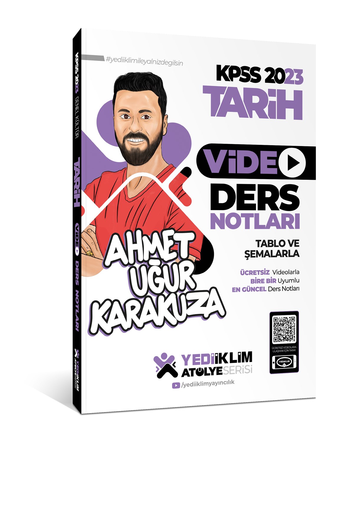 Yediiklim Yayınları 2023 Kpss Tarih Tablolar ve Şemalarla Video Ders Notları