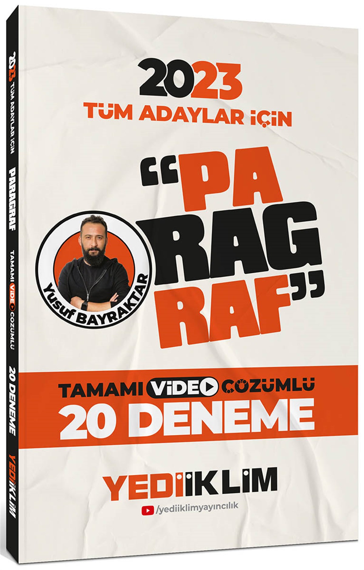 Yediiklim Yayınları 2023 Tüm Adaylar İçin Paragraf Tamamı Video Çözümlü 20 Deneme