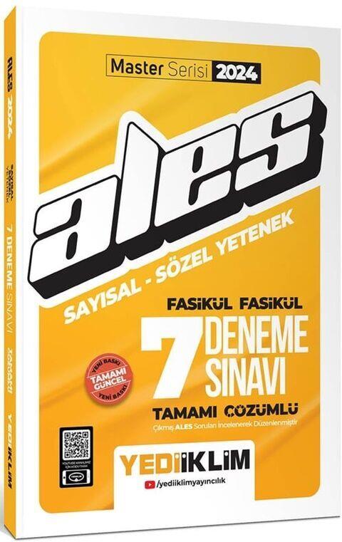 Yediiklim Yayınları 2024 Ales Sayısal Sözel Yetenek Fasikül Fasikül 7 Deneme
