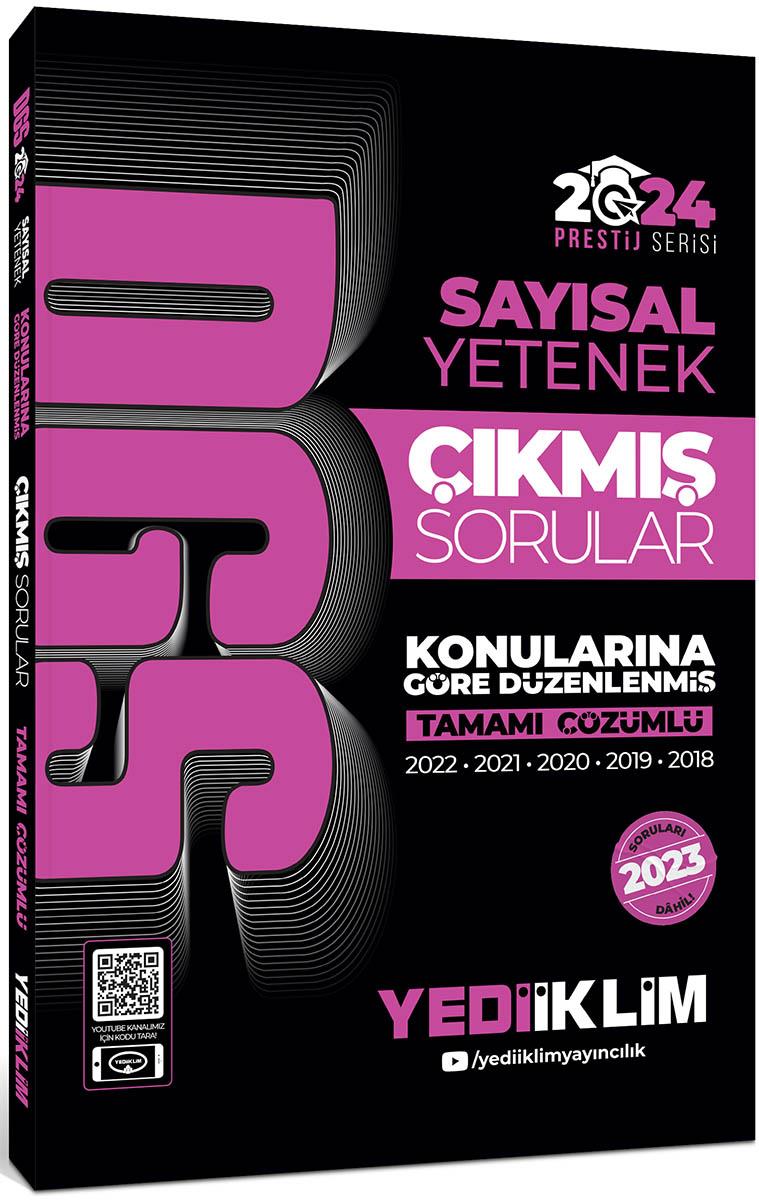 Yediiklim Yayınları 2024 DGS Sayısal Yetenek Konularına Göre Tamamı Çözümlü Çıkmış Sorular