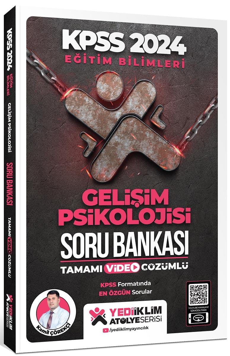 Yediiklim Yayınları 2024 Eğitim Bilimleri Atölye Serisi Gelişim Psikolojisi Tamamı Video Çözümlü Soru Bankası