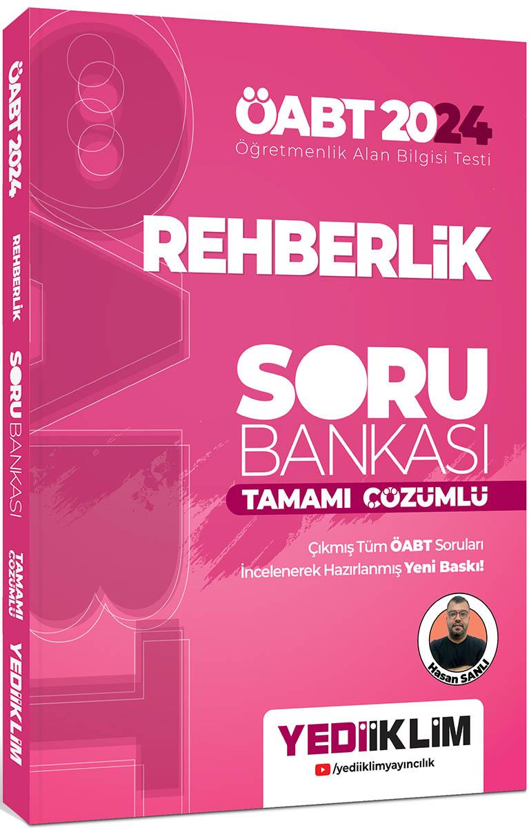 Yediiklim Yayınları 2024 ÖABT Rehberlik Tamamı Çözümlü Soru Bankası