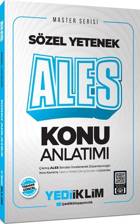 Yediiklim Yayınları 2025 ALES Sözel Yetenek Master Serisi Konu Anlatımı