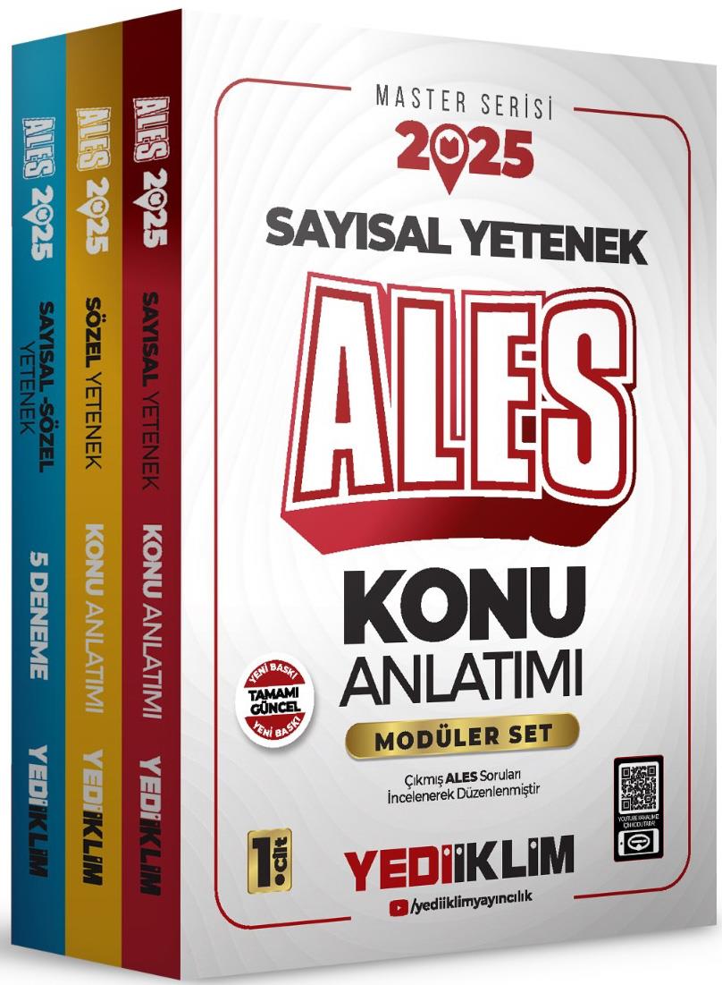 Yediiklim Yayınları 2025 KPSS ALES Modüler Set