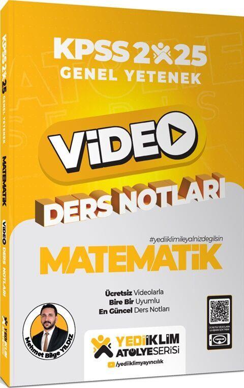 Yediiklim Yayınları 2025 KPSS Matematik Genel Yetenek Atölye Serisi Video Ders Notları
