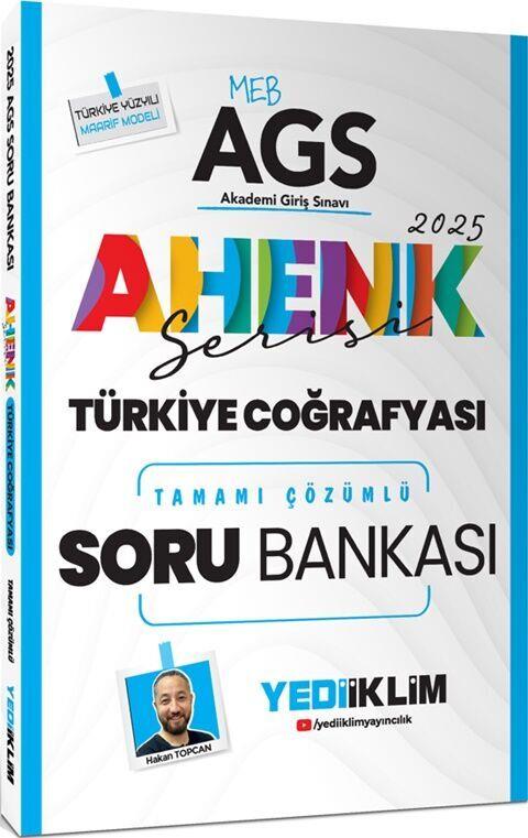 Yediiklim Yayınları 2025 MEB AGS Ahenk Serisi Türkiye Coğrafyası Tamamı Çözümlü Soru Bankası