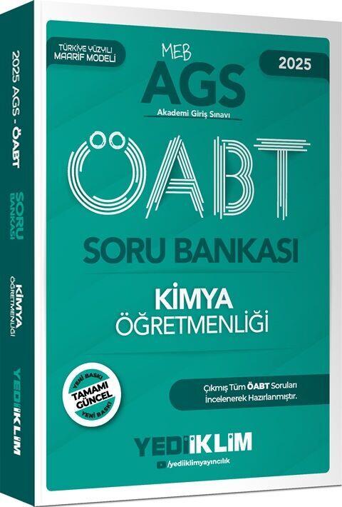 Yediiklim Yayınları 2025 MEB AGS ÖABT Kimya Öğretmenliği Soru Bankası