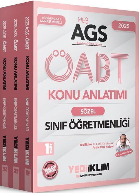 Yediiklim Yayınları 2025 MEB AGS ÖABT Sınıf Öğretmenliği Konu Anlatımı