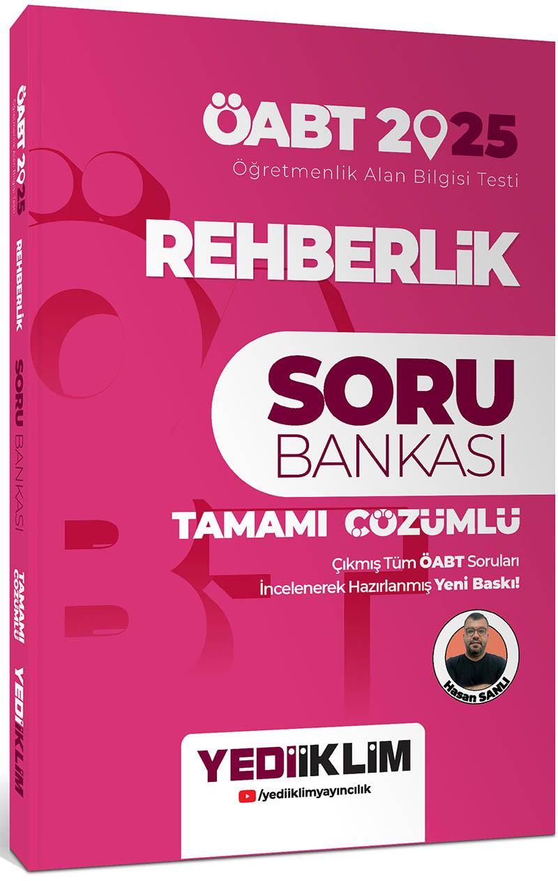 Yediiklim Yayınları 2025 ÖABT Rehberlik Tamamı Çözümlü Soru Bankası