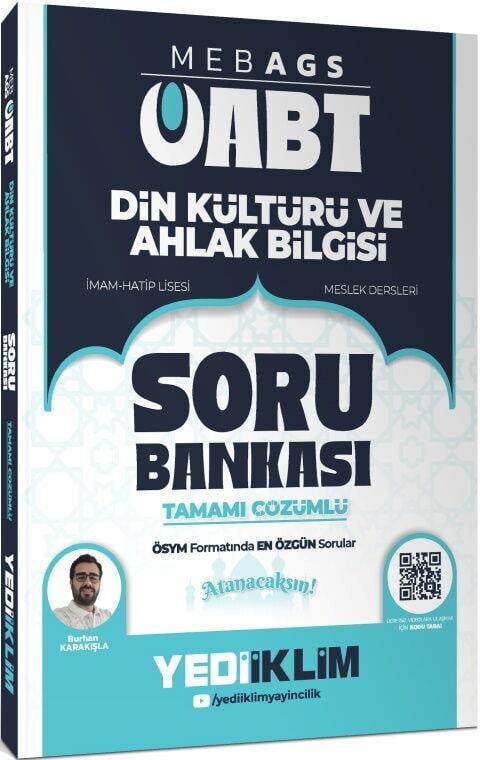 Yediiklim Yayınları 2026 MEB AGS ÖABT Din Kültürü ve Ahlak Bilgisi Tamamı çözümlü Soru Bankası