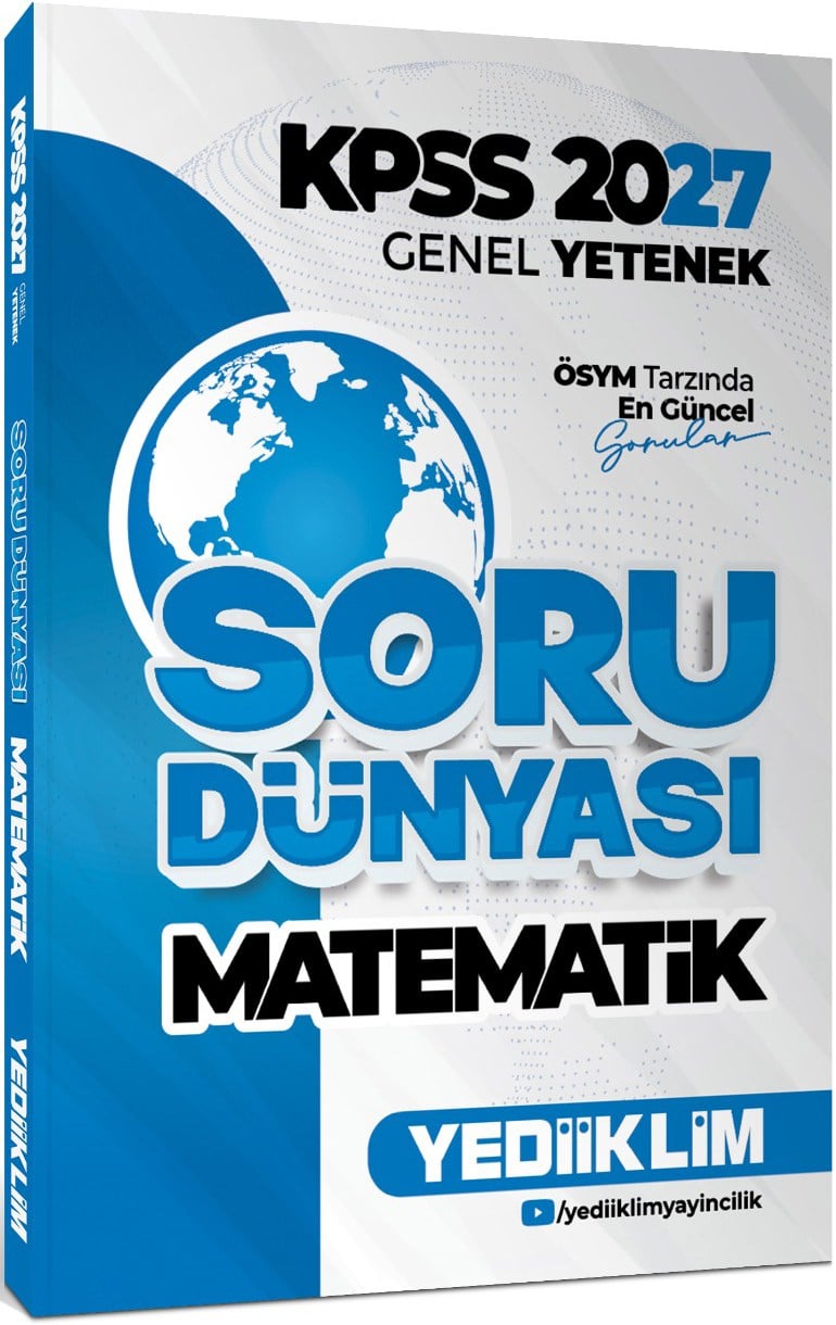 Yediiklim Yayınları 2027 KPSS Genel Yetenek Matematik Soru Dünyası