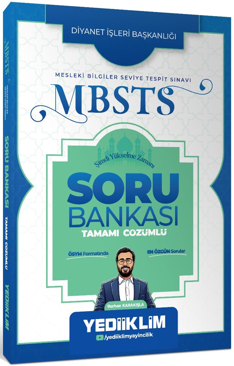 Yediiklim Yayınları 2027 MBSTS Tamamı Çözümlü Soru Bankası