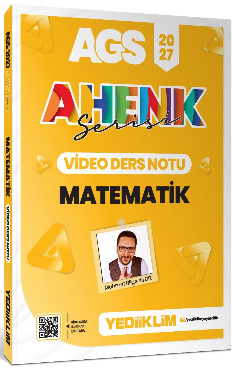 Yediiklim Yayınları 2027 MEB AGS Ahenk Serisi Matematik Video Ders Notları