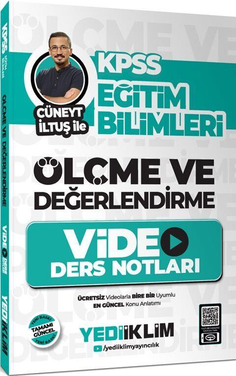 Yediiklim Yayınları KPSS Eğitim Bilimleri Ölçme ve Değerlendirme Cüneyt İltuş İle Video Ders Notları