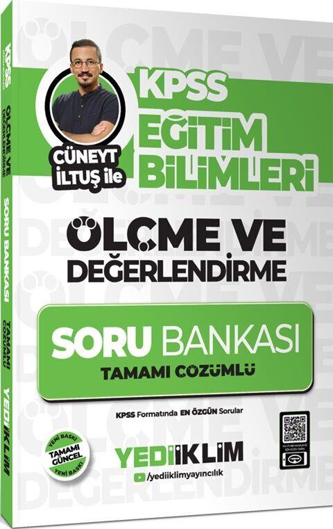 Yediiklim Yayınları KPSS Eğitim Bilimleri Ölçme ve Değerlendirme Cüneyt İltuş İle Tamamı Çözümlü Soru Bankası