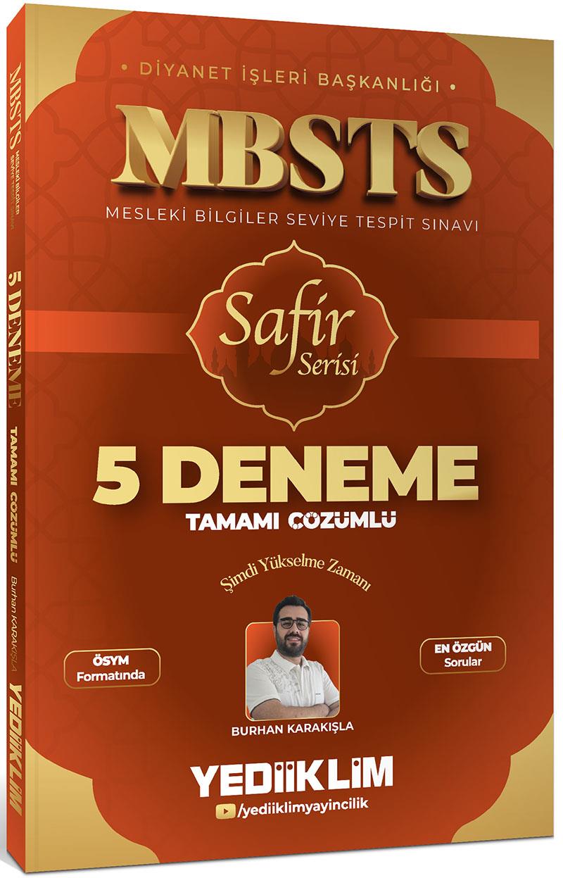 Yediiklim Yayınları MBSTS Safir Serisi Tamamı Çözümlü 5 Deneme Sınavı