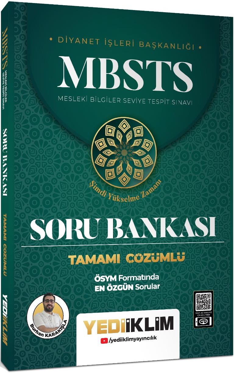 Yediiklim Yayınları MBSTS Tamamı Çözümlü Soru Bankası