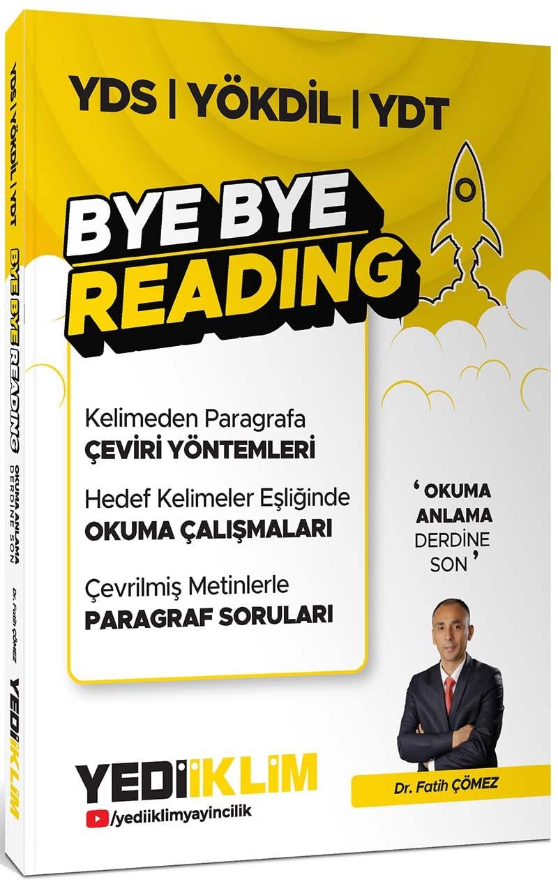 Yediiklim Yayınları YDS YÖKDİL YDT BYE BYE READING