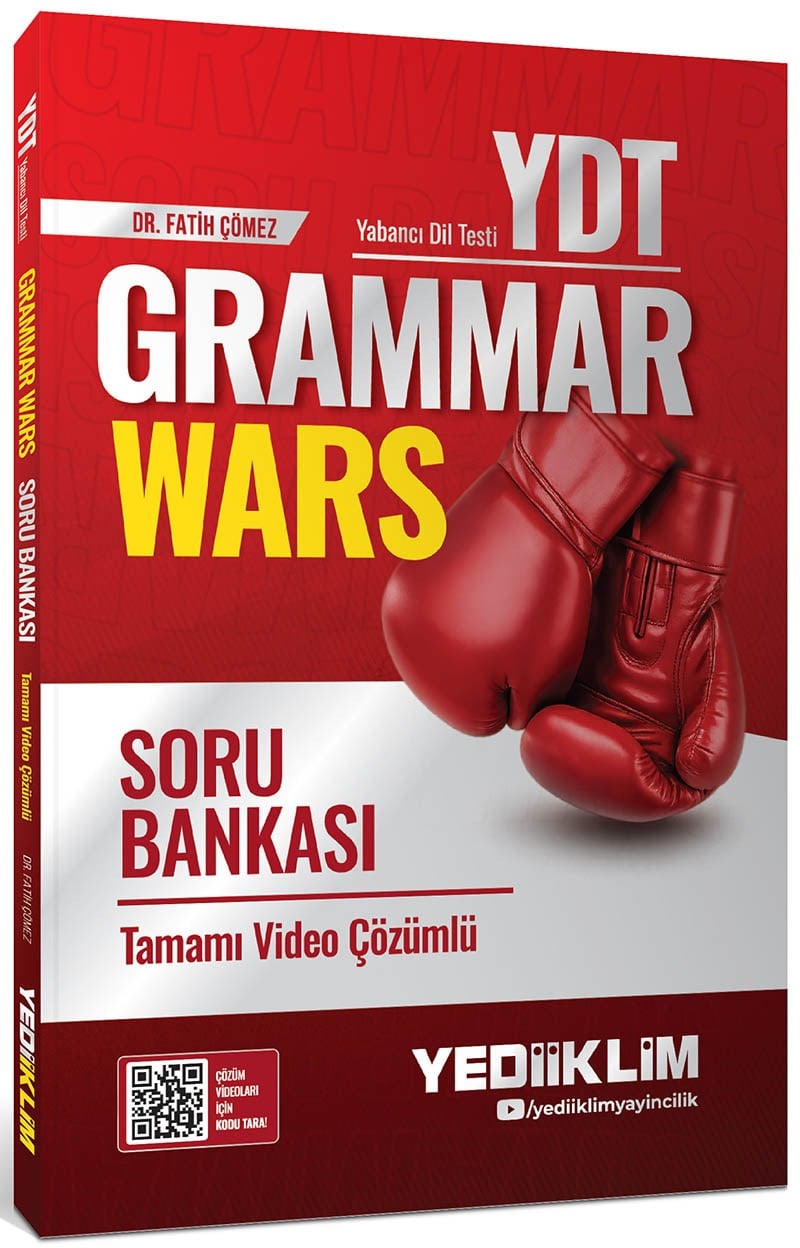Yediiklim Yayınları YDT Grammar Wars Tamamı Video Çözümlü Soru Bankası