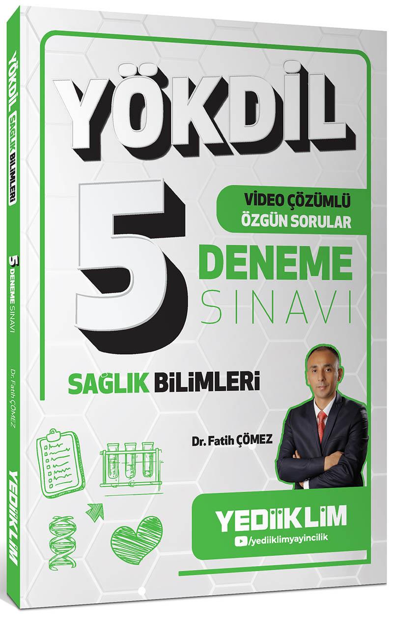 Yediiklim Yayınları YÖKDİL Sağlık Bilimleri Video Çözümlü Özgün Sorular 5 Deneme Sınavı