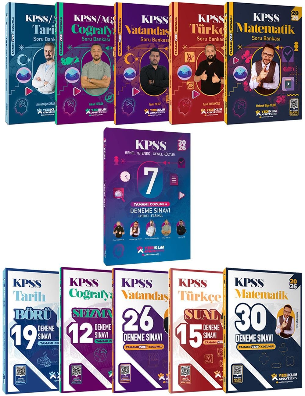 Yediklim 2026 Atölye Serisi GYGK Altın Soru Seti 11 Kitap