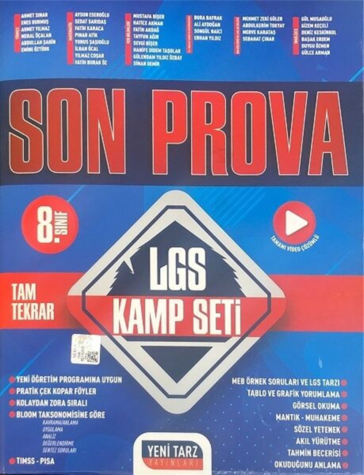 Yeni Tarz 8. Sınıf LGS Son Prova Kamp Seti