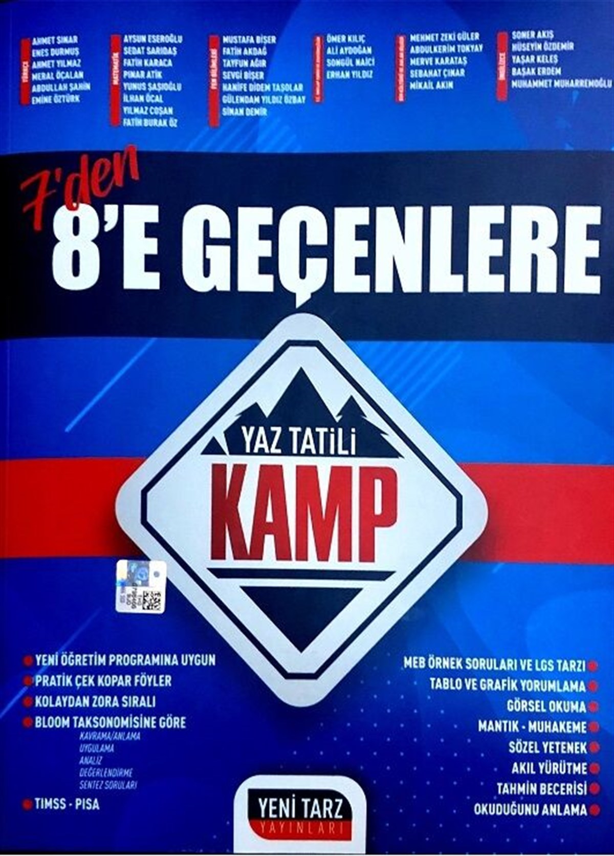 Yeni Tarz Yayınları 7 Den 8 e Geçenlere Yaz Tatili Kamp