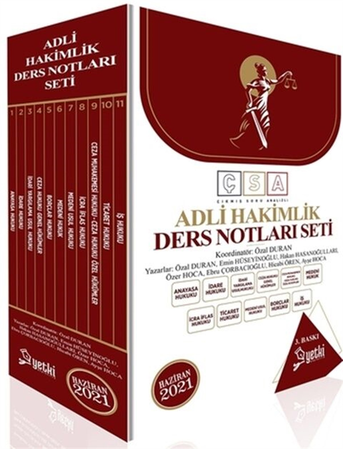 Yetki Yayınları Adli Hakimlik Ders Notları Seti