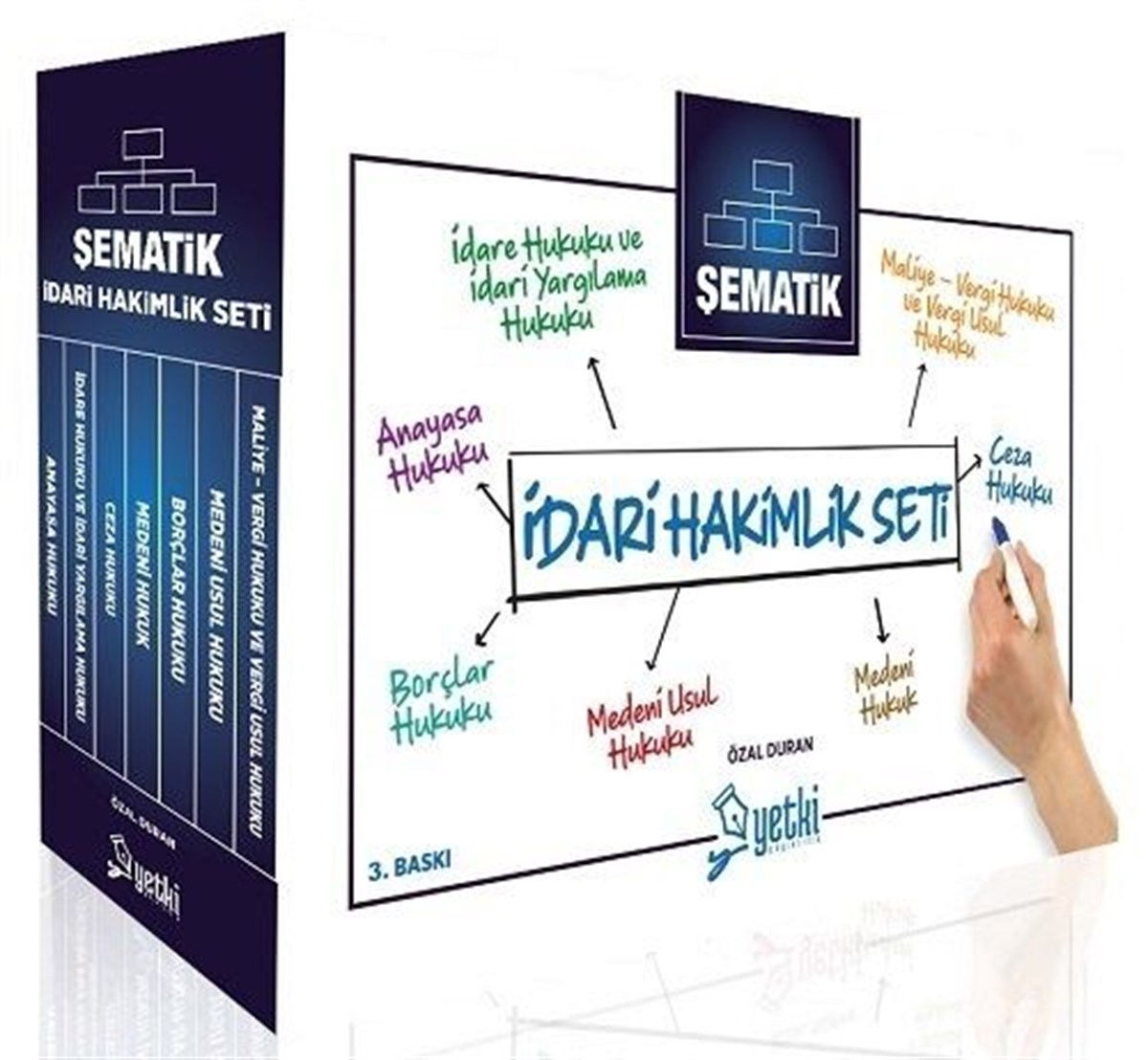 Yetki Yayınları Şematik İdari Hakimlik Seti 3. Baskı