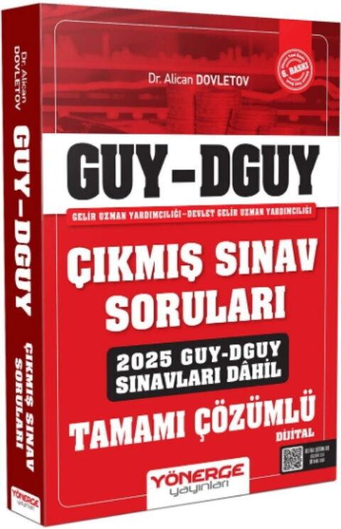 Yönerge Yayınları 2026 GUY DGUY Gelir Uzman Yardımcılığı Çıkmış Sınav Soruları