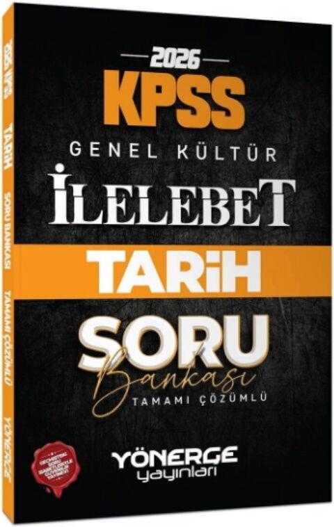 Yönerge Yayınları 2026 KPSS Tarih İlelebet Soru Bankası