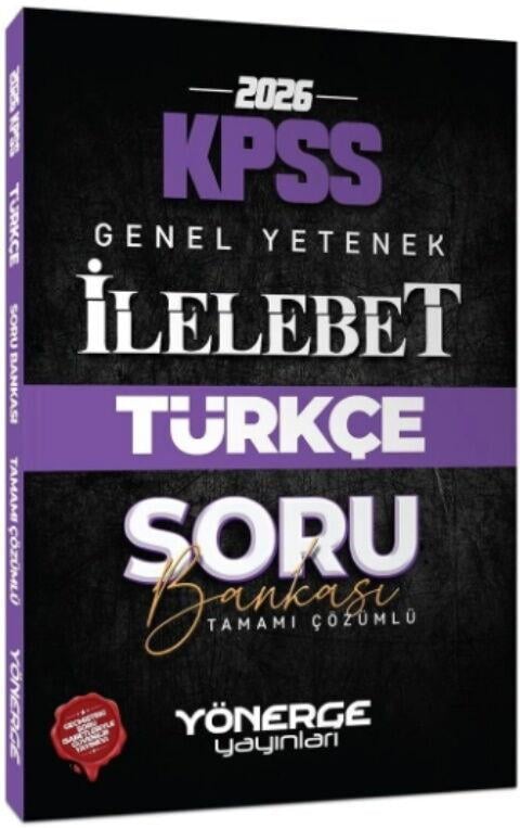 Yönerge Yayınları 2026 KPSS Türkçe İlelebet Soru Bankası