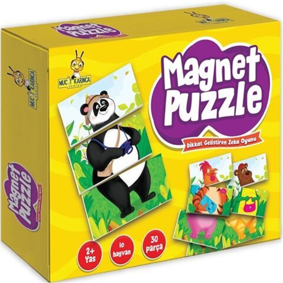 Yükselen Zeka Yayınları 2+ Yaş Magnet Puzzle Dikkat Geliştiren Zeka Oyunu