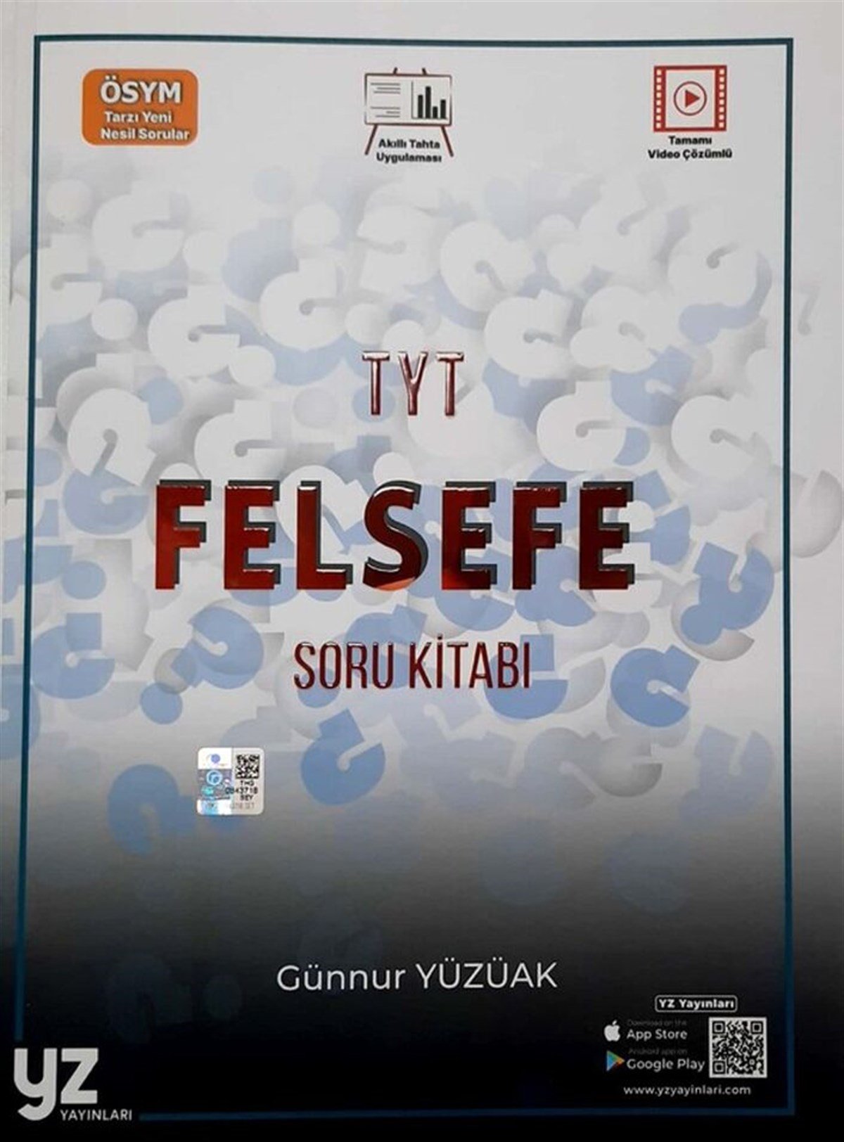 YZ Yayınları TYT Felsefe Soru Kitabı