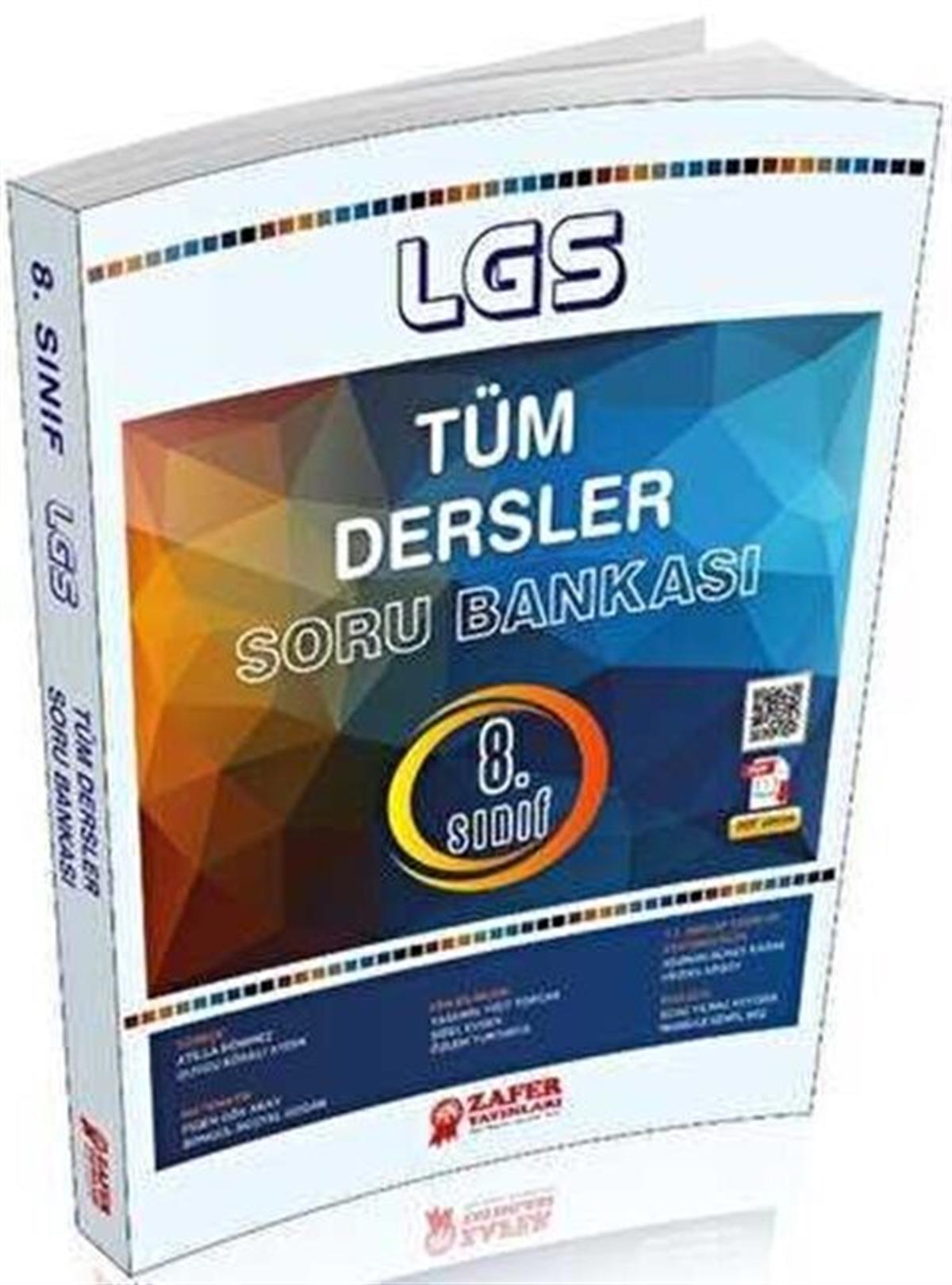 Zafer Yayınları 8. Sınıf LGS Tüm Dersler Soru Bankası