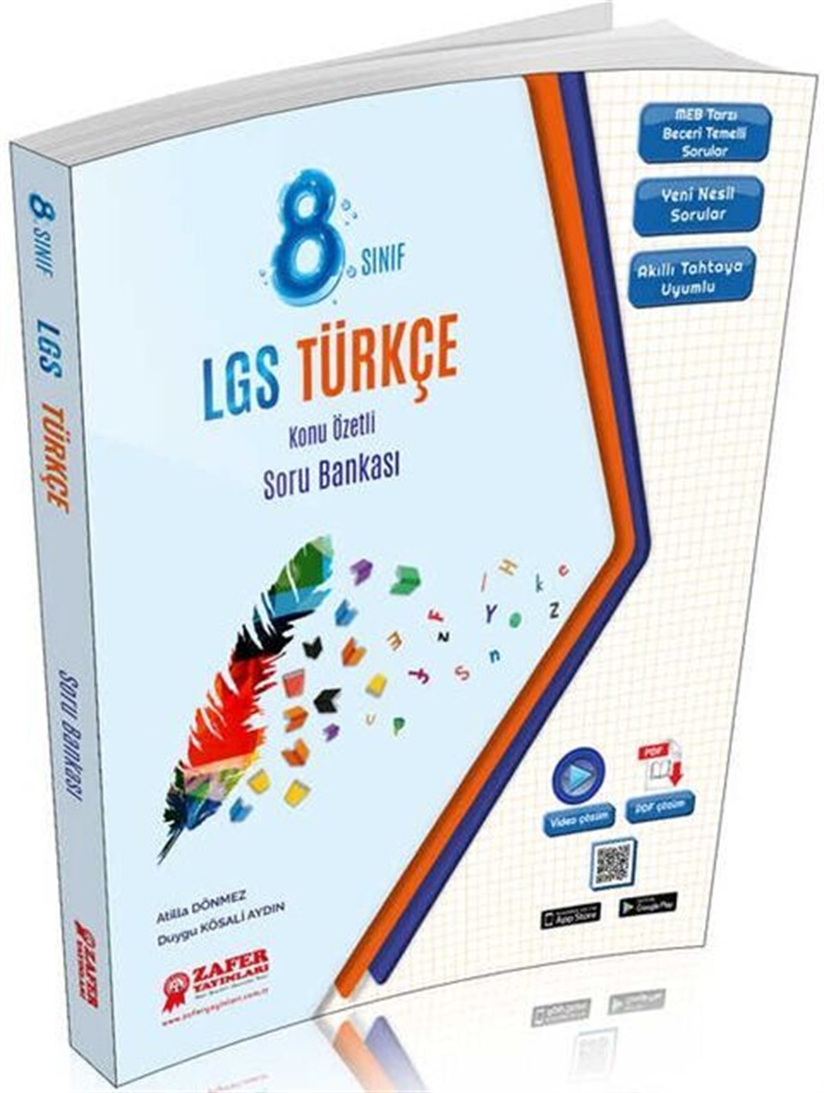 Zafer Yayınları 8. Sınıf LGS Türkçe Soru Bankası