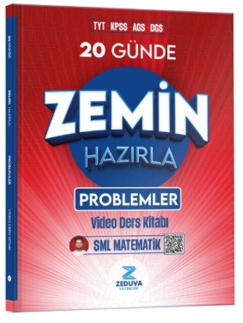Zeduva Yayınları SML Matematik TYT KPSS AGS DGS 20 Günde Zemin Hazırla Problemler Video Ders Kitabı