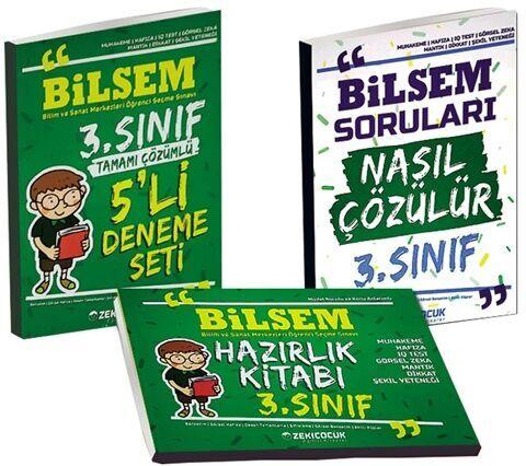 Zeki Çocuk 3. Sınıf Bilsem Hazırlık Seti