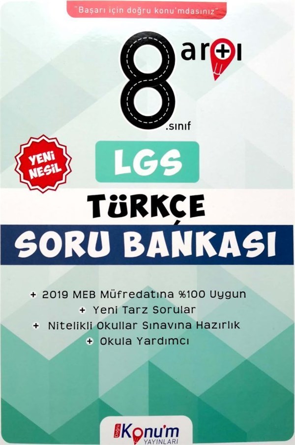 Doğru Konum Yayınları 8. Sınıf LGS Yeni Nesil Türkçe Soru Bankası