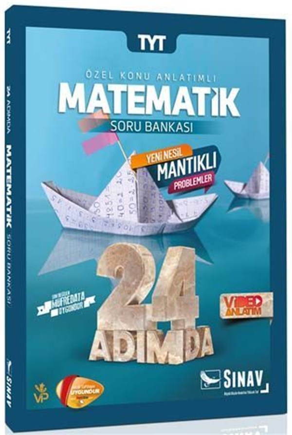 Sınav Yayınları TYT Matematik 24 Adımda Özel Konu Anlatımlı Soru Bankası