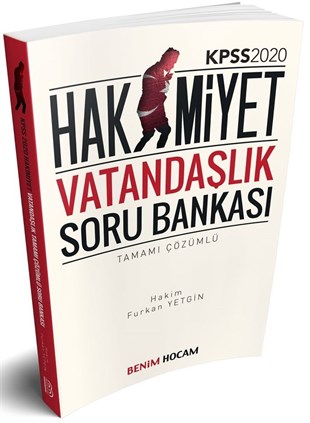 Benim Hocam Yayınları 2020 KPSS Hakimiyet Vatandaşlık Tamamı Çözümlü Soru Bankası
