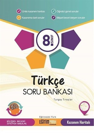 Eğitim Park Yayınları 8. Sınıf Türkçe Soru Bankası