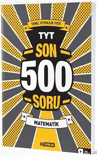 Hız Yayınları TYT Matematik Son 500 Soru