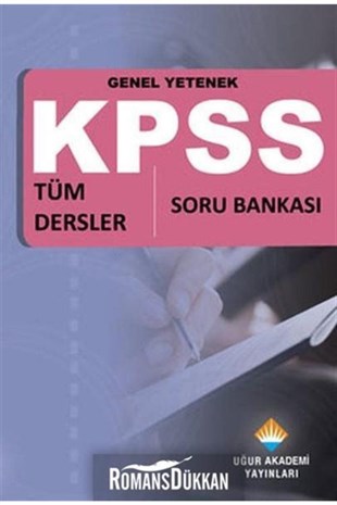 Uğur Akademi Yayınları KPSS Genel Yetenek Tüm Dersler Soru Bankası