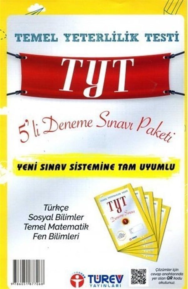 Türev Yayınları TYT 5 li Deneme Sınavı