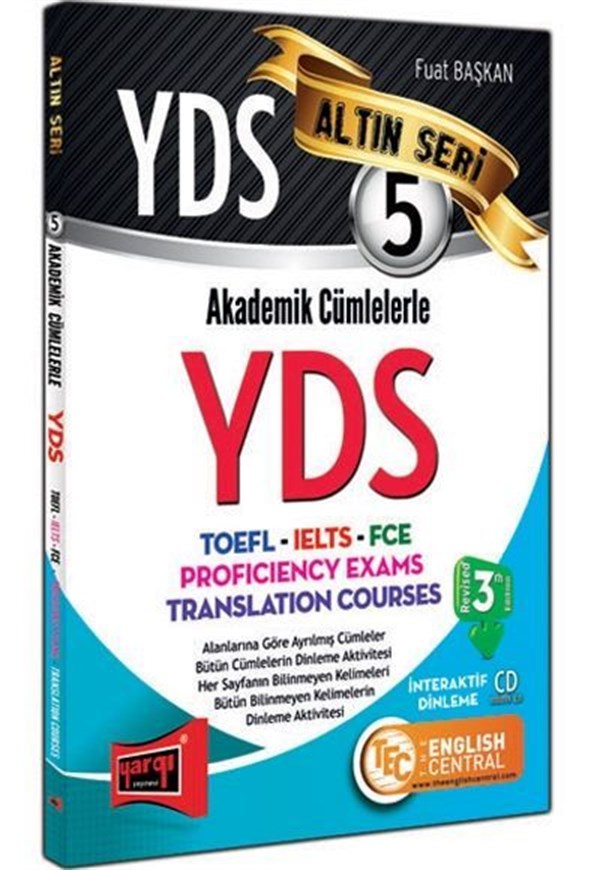 Yargı YDS Akademik Cümlelerle YDS TOEFL IELTS FCE Altın Seri 5