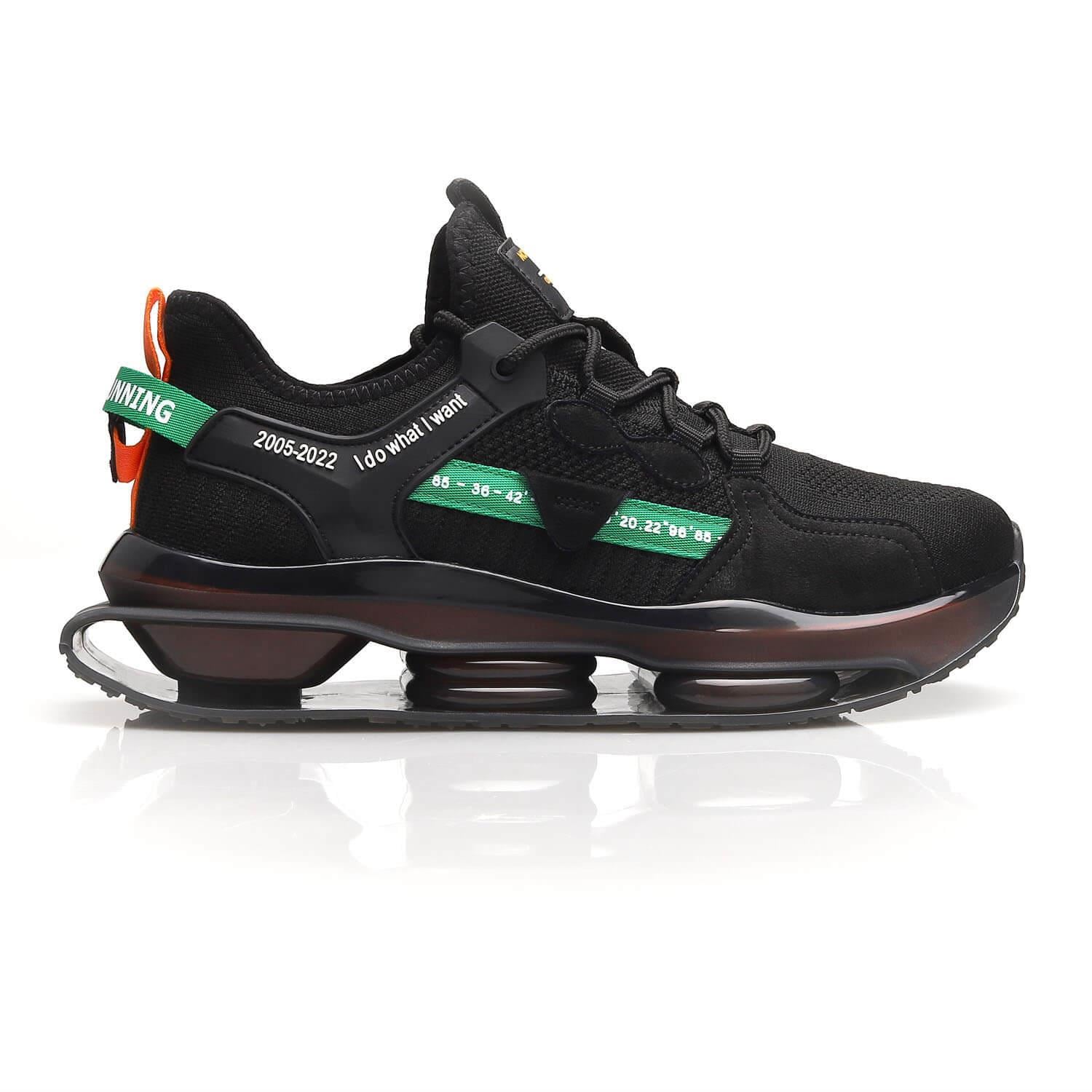 Aırboos Erkek Sneakers - SIYAH YESIL